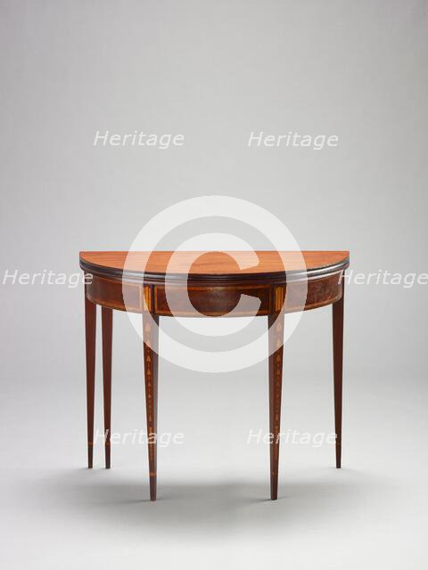 Card table, about 1790-1810. Creator: Unknown.