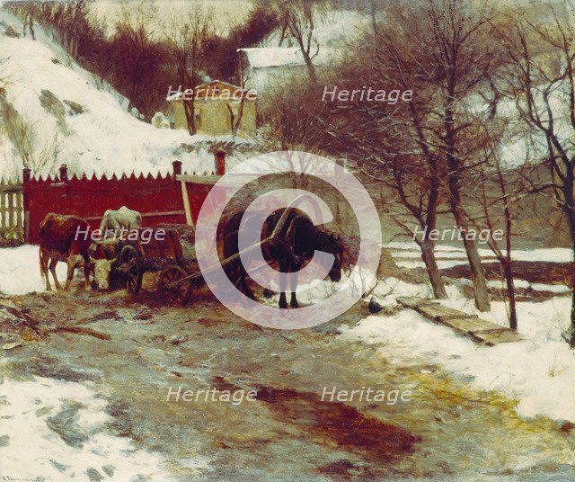 Early Spring. Artist: Svetoslavsky, Sergei Ivanovich (1857-1931)