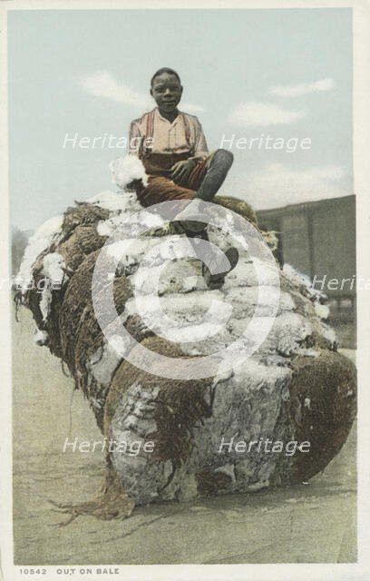 Out on Bale, ca.1898 - 1931. Creator: Detroit Publishing Company.