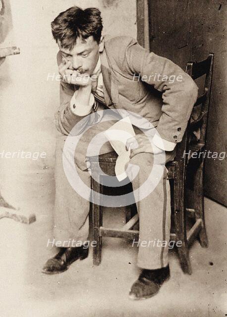 Portrait of Koloman Moser, 1898. Creator: Unknown photographer.