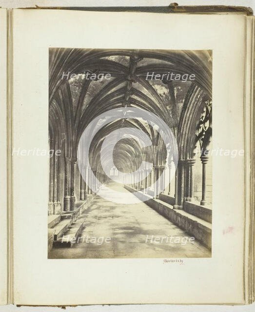 Untitled [cloisters], 1868. Creator: Georgina Cowper.