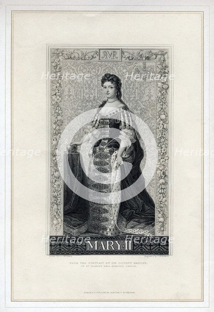 Queen Mary II.Artist: R Anderson