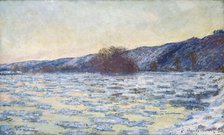 Ice Floes at Twilight, 1893. Creator: Monet, Claude (1840-1926).