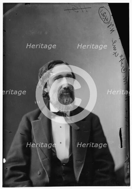 William Wallace Crapo, MC from MA, between 1870 and 1880. Creator: Unknown.