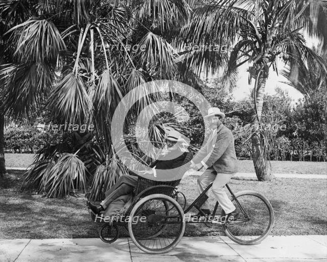 Joe Jefferson at Palm Beach, Fla., c1904. Creator: Unknown.