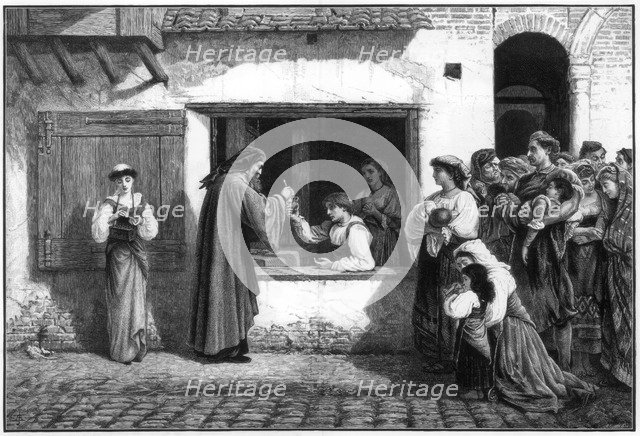 'The Physician', 1877. Artist: Moritz Klinkicht