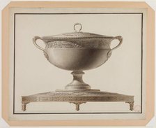 Grand Soupiere sur Plateau, after 1785. Creator: Henry Auguste.