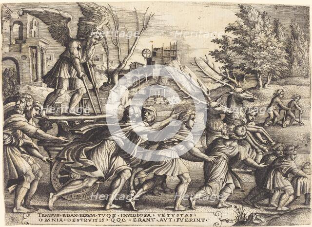 The Triumph of Time, c. 1539. Creator: Georg Pencz.