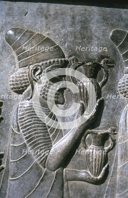 Relief of Syrians or Lydians, the Apadana, Persepolis, Iran