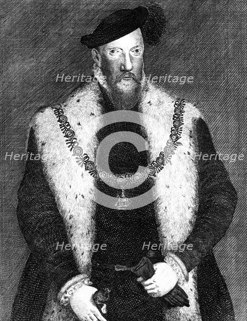 Henry Fitzalan, 19th Earl of Arundel.Artist: C Hall