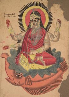 The Goddess Ganga, 1800s. Creator: Unknown.