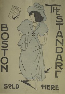 The Boston standard sold here, c1893 - 1897. Creator: Unknown.