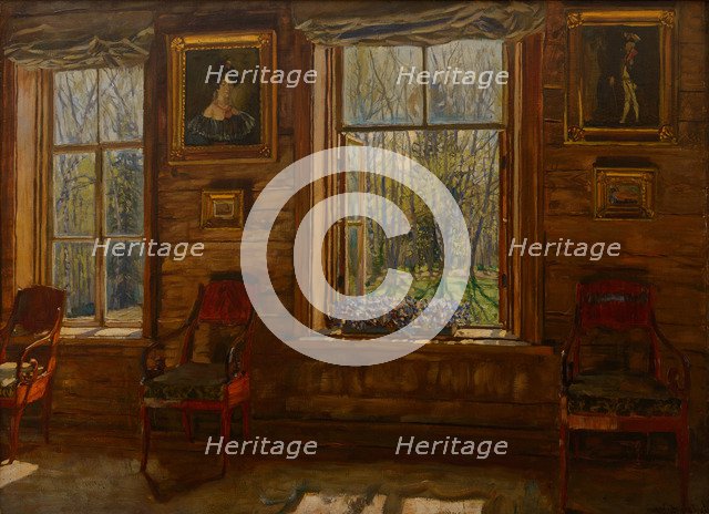 In an old house, 1912-1913.