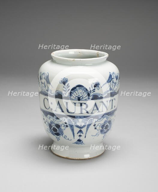 Drug Jar, England, 1695/1740. Creator: Unknown.