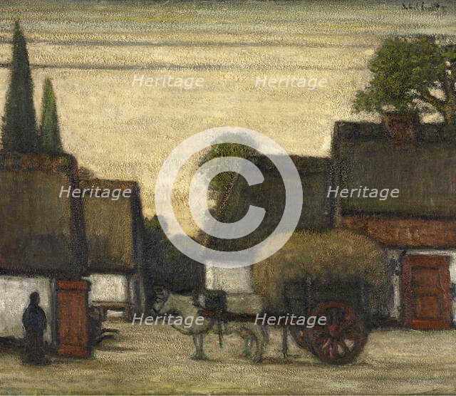 Haycart, c1900-1920. Creator: Jakob Smits.