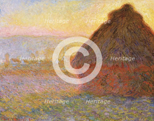 Grainstack (Sunset), 1891.