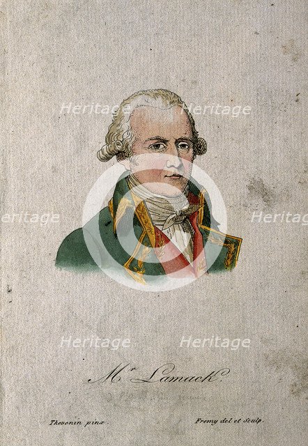 Jean-Baptiste Pierre Antoine de Monet, Chevalier de Lamarck (1744-1829), 1801.