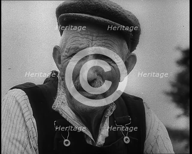 An Old Man, 1940. Creator: British Pathe Ltd.