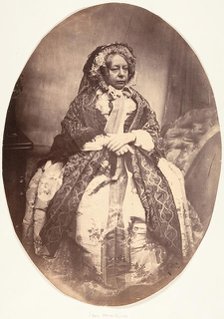 [Elderly Lady Sitting], 1854-56. Creator: Louis-Pierre-Théophile Dubois de Nehaut.