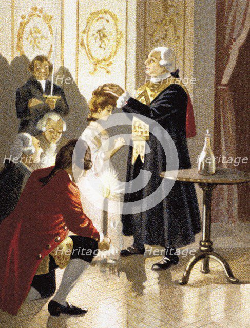 Magic session of Count Alessandro of Cagliostro, Second Half of the 19th century. Artist: Anonymous  