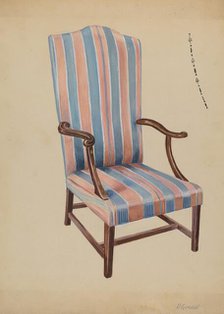 Chair, 1935/1942. Creator: Henry Granet.