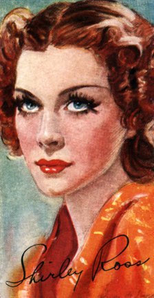 Shirley Ross, (1913-1975), American film actress, 20th century. Artist: Unknown