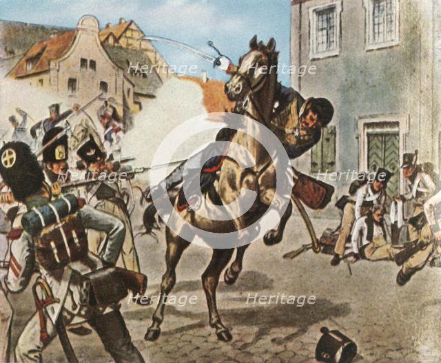 Death of Major von Schill, 31 May 1809, (1936). Creator: Unknown.