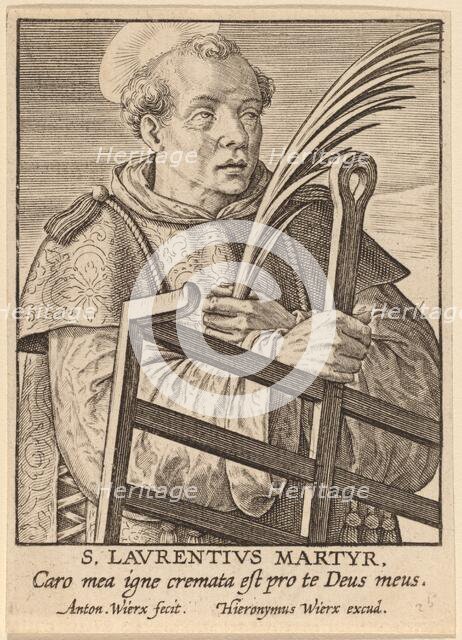 S. Laurentius Martyr. Creator: Antonius Wierix.