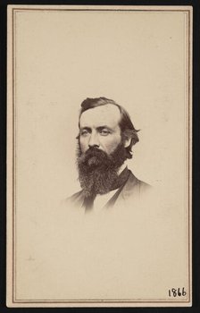 Portrait of Alexander Winchell (1824-1891), 1866. Creator: LeClear & Robison.