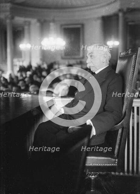 E.J. Berwind before Ind'l Com'n, between c1910 and c1915. Creator: Bain News Service.