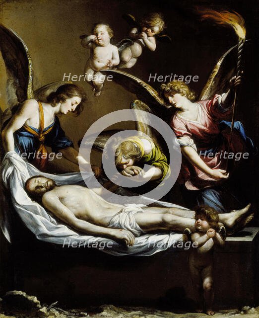Dead Christ with Lamenting Angels, 1650. Creator: Antonio del Castillo y Saavedra.