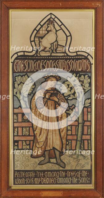 The Song of Solomon - 'As the Apple Tree among the Trees of the wood', 1862-3. Creator: Sir Edward Coley Burne-Jones.
