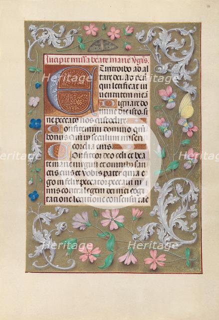 Hours of Queen Isabella the Catholic, Queen of Spain: Fol. 88r, c. 1500. Creator: Master of the First Prayerbook of Maximillian (Flemish, c. 1444-1519); Associates, and.