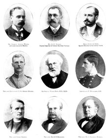 Various portraits, 1898.  Creators: Gunn & Stuart, Elliott & Fry, W&D Downey, Disdéri & Cie., Henry Joseph Whitlock.