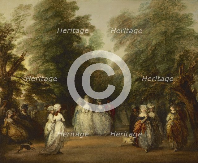 The Mall in St. James's Park, ca. 1783. Artist: Gainsborough, Thomas (1727-1788)