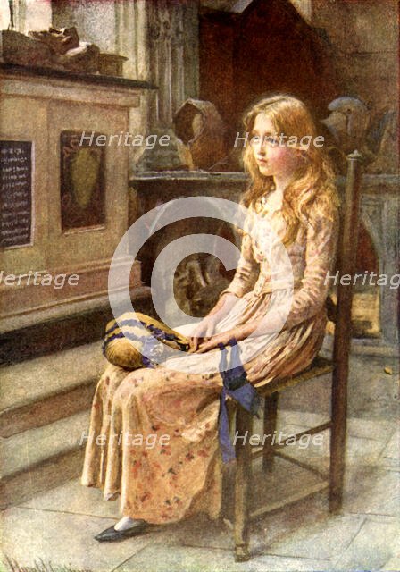 'Little Nell, from "Little Nell and her Grandfather"', c1900.  Creator: Harold Copping.