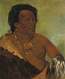 Sky-se-ró-ka, Second Chief of the Tribe, 1834. Creator: George Catlin.