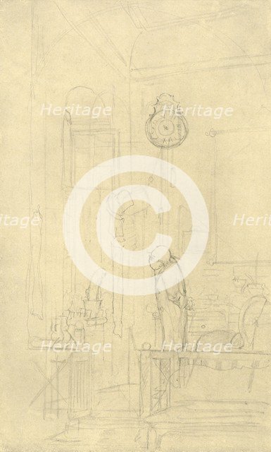 'Der Kaktusfreund', mid-late 19th century, (c1924).  Creator: Carl Spitzweg.