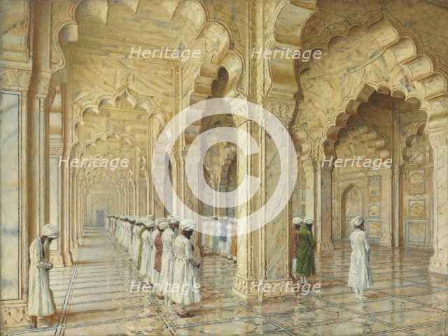 The Pearl Mosque at Agra, End of 1870s-Early 1880s. Artist: Vereshchagin, Vasili Vasilyevich (1842-1904)