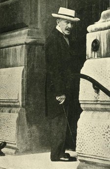 Prince Lichnowsky at the Foreign Office, London, 1914, (c1920). Creator: Unknown.