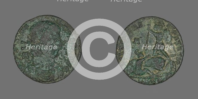 Coin Portraying Emperor Constantius II, 348-350. Creator: Unknown.