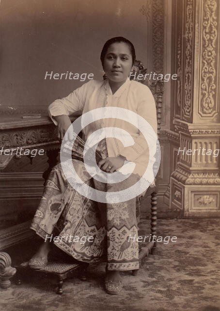 Batavian Woman, 1860s-70s. Creator: Unknown.