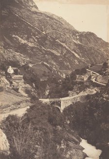 Pont de Sia Route de Gavarnie St Sauveur, 1853. Creator: Joseph Vigier.
