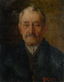 Portrait of an Old Man, 1894. Creator: Ludovit Pitthordt.