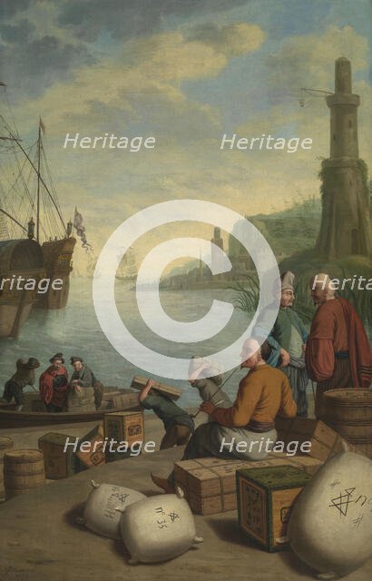 View of a Eastern Harbour, 1772. Creator: Jan Josef Horemans II.