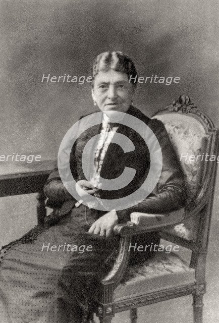 Marie-Louise Jay Cognacq, French retailer, 1912. Artist: Unknown