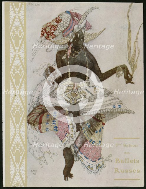 Title page of Souvenir program for Ballets Russes. Artist: Bakst, Léon (1866-1924)