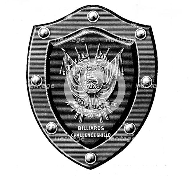 Conservative Clubs' Billiard Challenge Shield, 1895. Creator: Unknown.