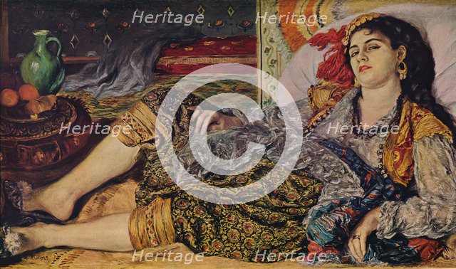 'Odalisque', 1870. Creator: Pierre-Auguste Renoir.