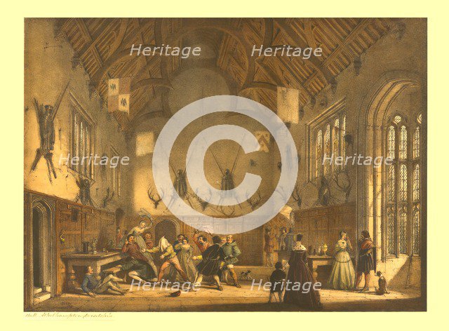 The Hall, Athelhampton, Dorset, (c1838). Creator: Unknown.